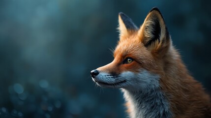 Obraz premium A close up of a red fox looking at the camera