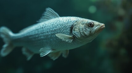 Fototapeta premium A fish that is swimming in the water