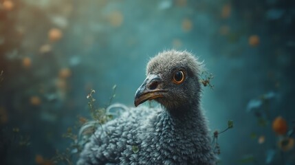 Obraz premium A close up of an emu looking at the camera