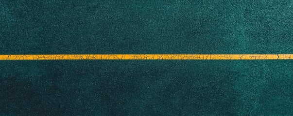 Fototapeta premium Aerial Asphalt Road Texture Green Forest Highway Background