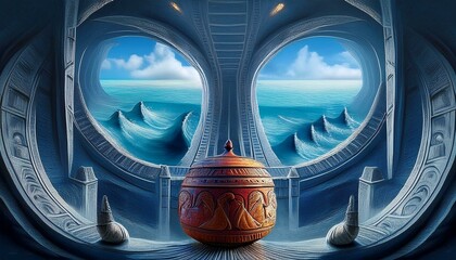 Mysterious structures and formations. Mysterious and mystical.