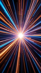 abstract background with rays