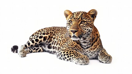 Naklejka premium Detailed Leopard Skin Texture with Distinctive Spots and Patterns