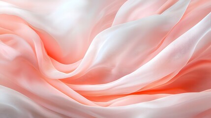 Obraz premium Elegant valentine's day background soft silk textures & warm tones for a romantic atmosphere