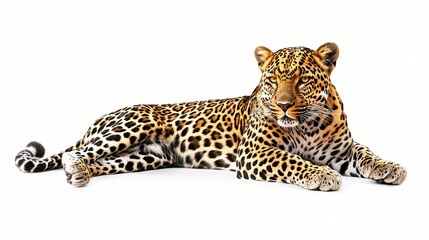 Fototapeta premium Natural Rich Leopard Skin Texture Highlight for Photography Use