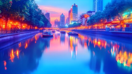 Fototapeta premium - vibrant color palettes