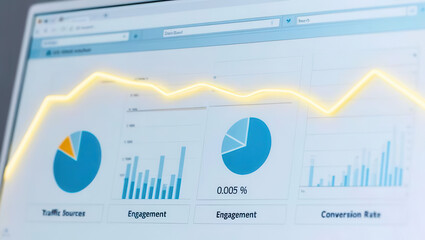 Understanding engagement metrics and traffic sources in website analytics