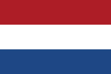 Official standardized flag of the Kingdom of Netherlands