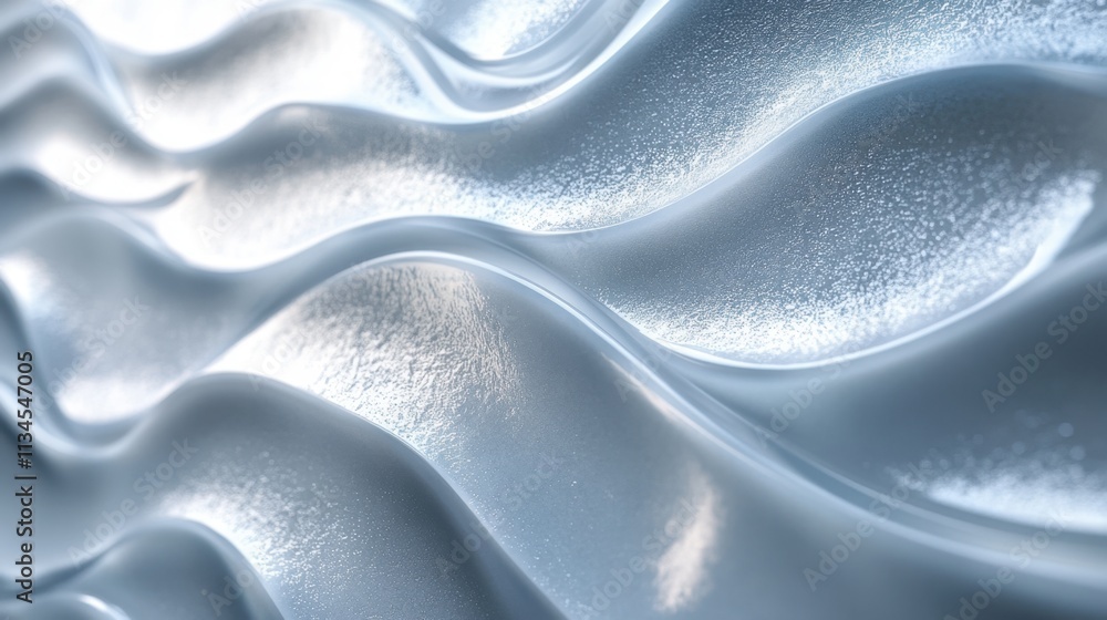 Poster flowing forms of light gracefully dance across a textured surface in an ethereal display of artistry