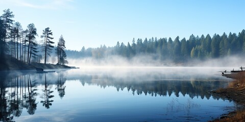 Fototapeta premium reflection in the lake