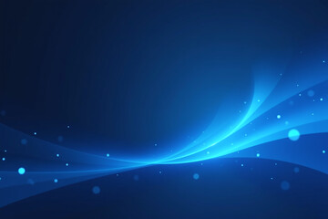 Obraz premium abstract blue glow dark blue gradients creates mesmerizing visual effect banners
