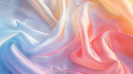 Obraz premium Abstract Draped Pastel-Colored Fabric Background