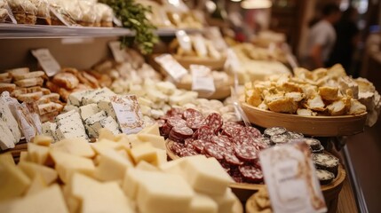 Fototapeta premium Italy leads in gourmet packaged foods that combine cultural heritage and modern flavors