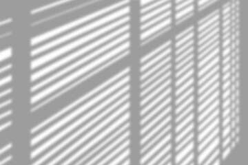 Shadow of a Window with Blinds on the Wall. Transparent PNG image
