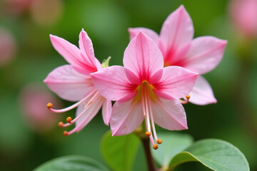 honeysuckle sweet pink fragrant flowers highly attractive pollinators humans alike blooming