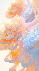 Vibrant Geometric Visualization of Economic Expansion and Technological Progression