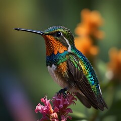 Obraz premium hummingbird on a branch