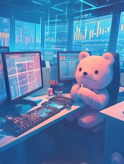 Meticulous Financial Analysis in a Minimalist Digital Workspace