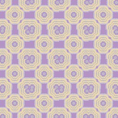 seamless pattern with flowers