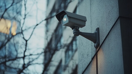 Security cam, cctv video camera, street observe surveillance equipment front and side angle view. Secure guard eye and crime prevention isolated on grey background Realistic 3d vector illustration set