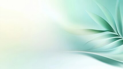 Subtle green gradient background with gentle shading from deep green to light pastel tones, perfect for modern, clean designs.
