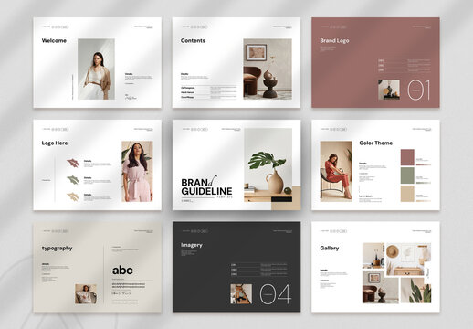 Brand Guideline Brochure Template