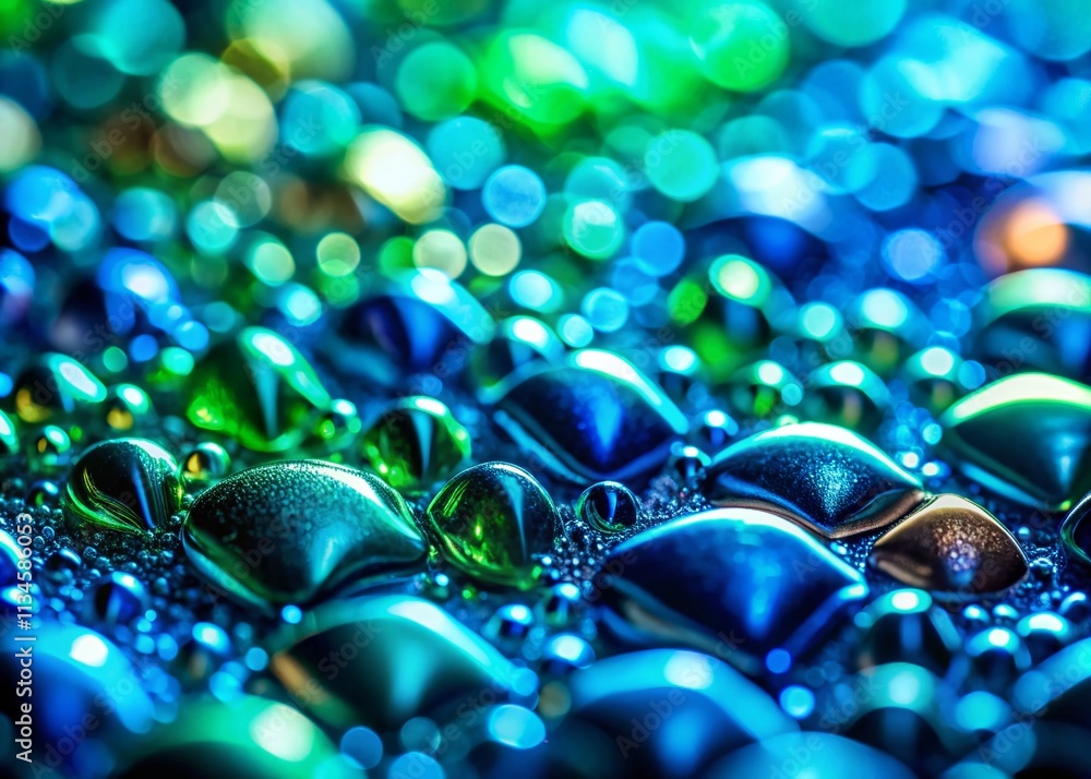 Poster abstract gradient background transitioning from deep sapphire blue to rich emerald green for creativ