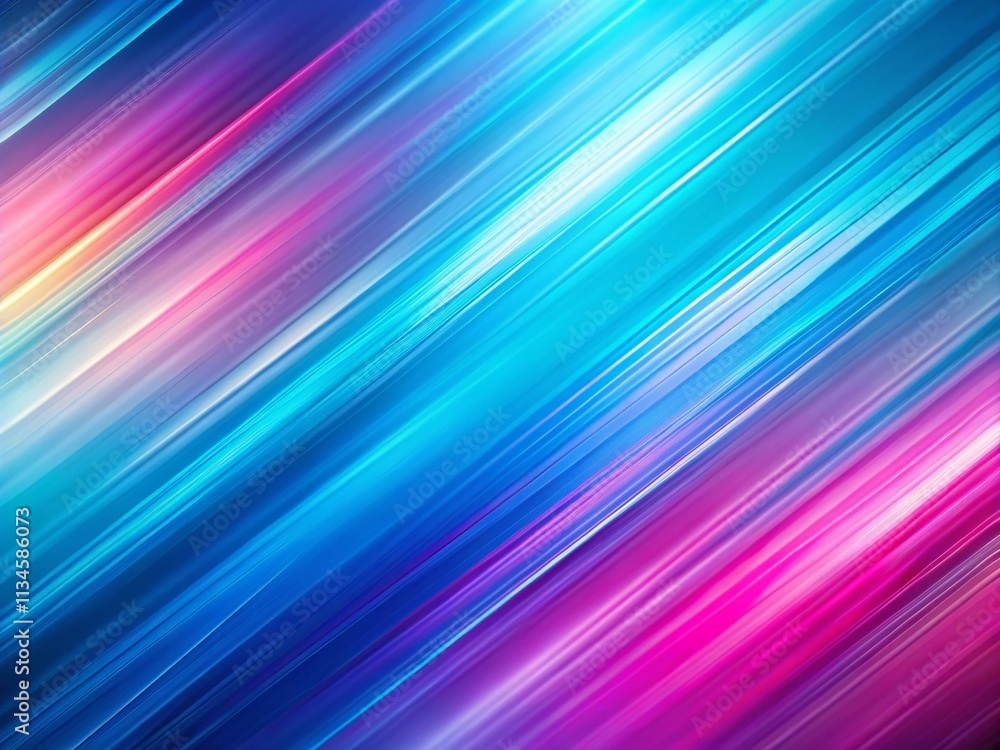 Poster abstract gradient background with dynamic blue and pink diagonal light streaks blending harmoniously