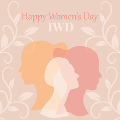 Happy Women's Day, March 8, IWD