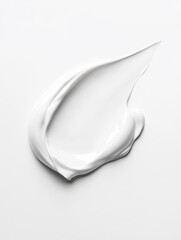 White cosmetic cream texture