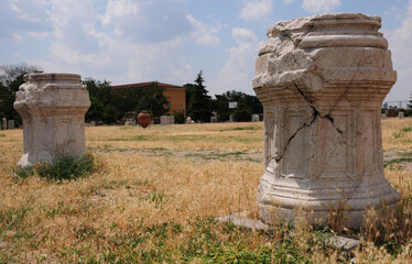 The Roman Bath in Ankara, Turkey, is from the ancient period.