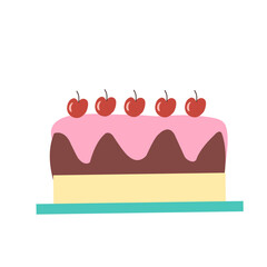 Birthday Cake Illustration