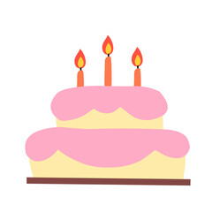 Birthday Cake Illustration