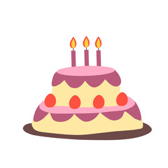 Birthday Cake Illustration