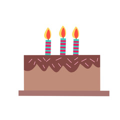 Birthday Cake Illustration