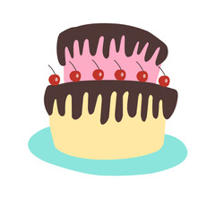 Birthday Cake Illustration