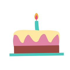 Birthday Cake Illustration