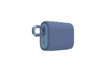 bluetooth speaker angle view without shadow 3d render