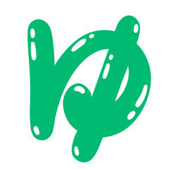 Japanese hiragana lettering 