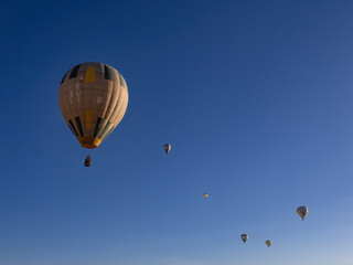 Great meeting and exhibition of hot air balloons in Bocairent (Valencia, Spain)
