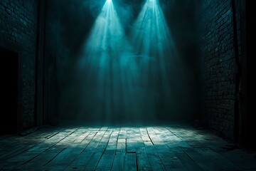 Mysterious Archway in Dramatic Illuminated Tunnel