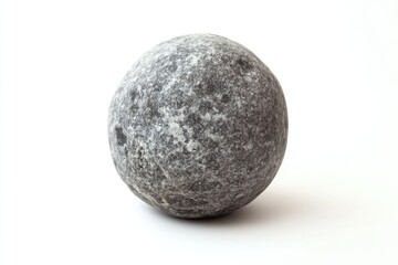  a ball of gray limestone
