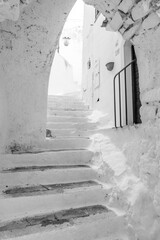Centro storico di villaggio marittimo mediterraneo in Italia centrale