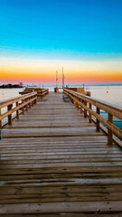 Fototapeta premium pier in the sea