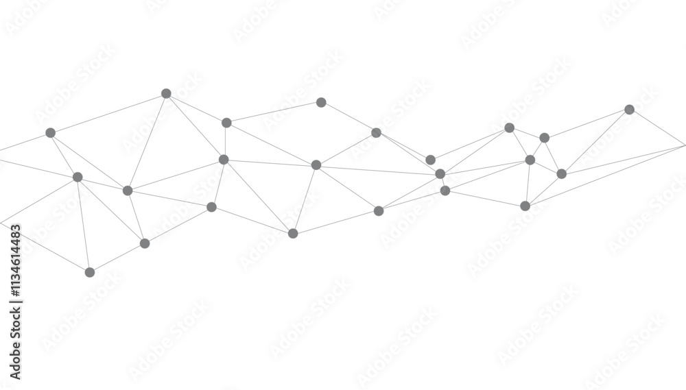 Poster abstract hi tech mesh network background design. graphic design elements and resources concept vecto