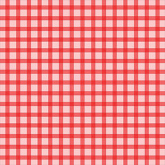 Gingham Checkered Pattern Seamless Background for Fabric Tablecloth and Textile Designs