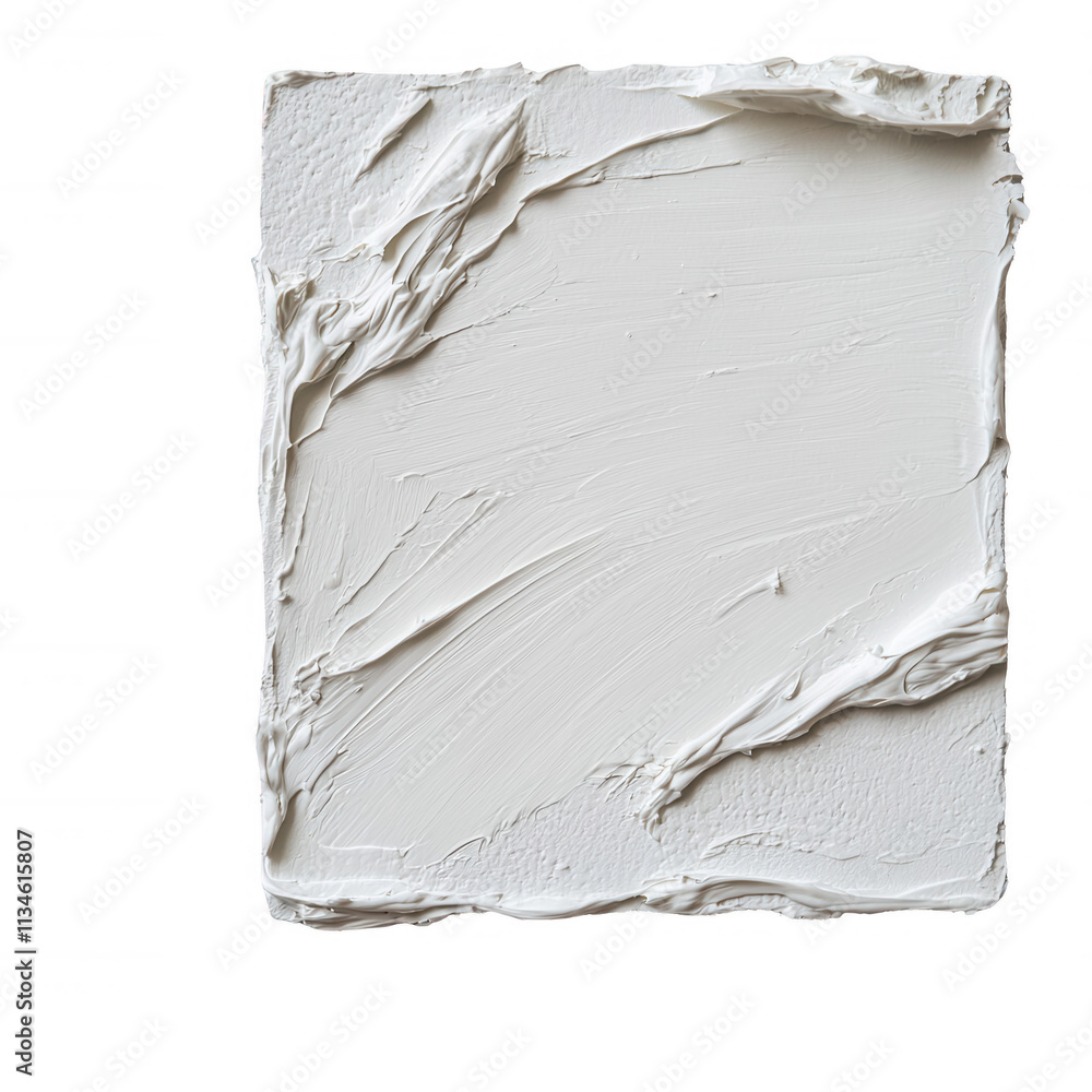 Poster a textured white canvas background for creative design purposes., isolated on a transparent backgrou