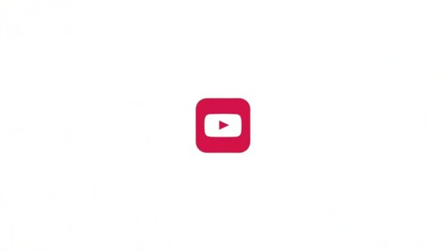 Abstract Purple Background Rotating Red Yellow Circles Dynamic Design Motion Video with youtube logo Graphic Animation