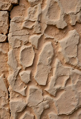 Fototapeta premium Cracked dry earth texture, drought and climate change concept, desert background, soil erosion