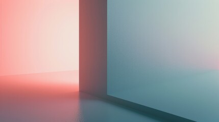 A minimal abstract background with subtle gradients and a space for text on the left side - Powered by Adobe